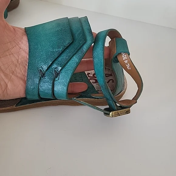AS 98 Women's Leather Sandals Boho Style Size 38 - Picture 3 of 11